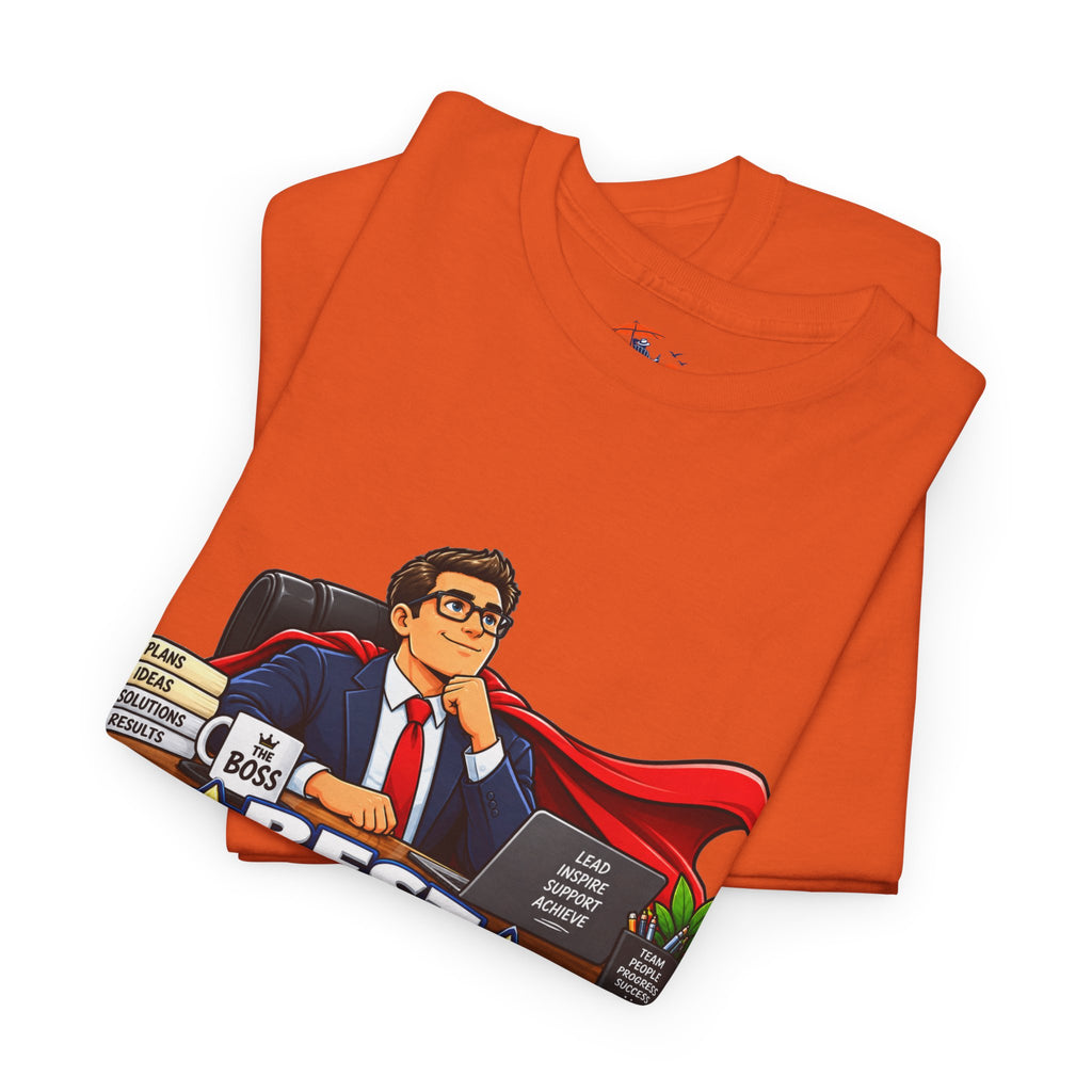 Best Boss Ever T‑Shirt — Personalized "Our Fearless Leader" Gift for Bosses (Add Name)