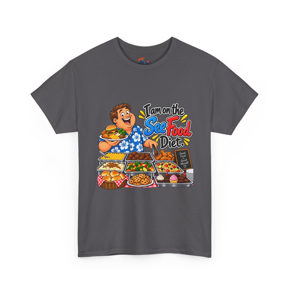 See Food Diet T-Shirt – Funny Seafood Buffet Tee