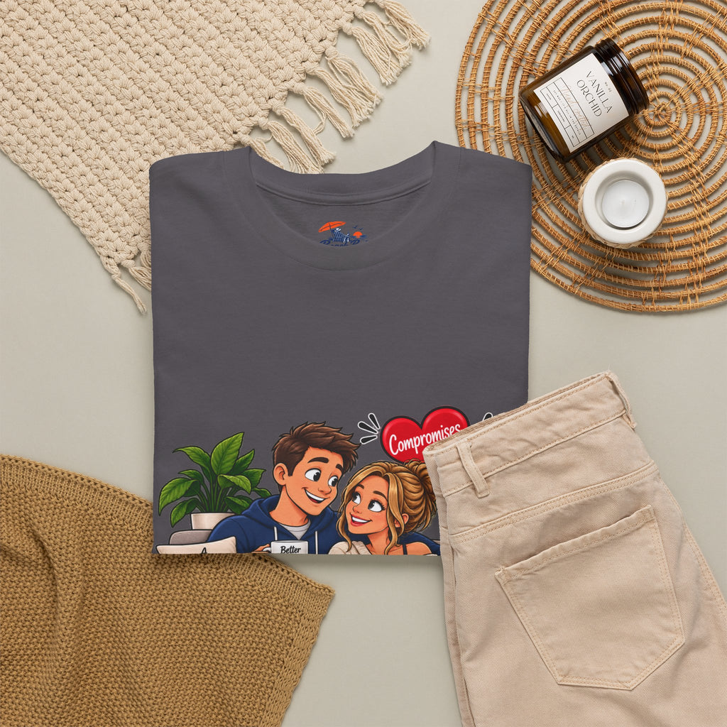 Relationship Advice Graphic Tee — “Think of What the Other Person Wants, Not Just What You Want”