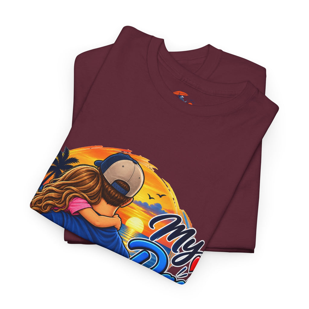 Dad & Daughter Tee — "My Dad Is My Hero" Father's Day T-Shirt