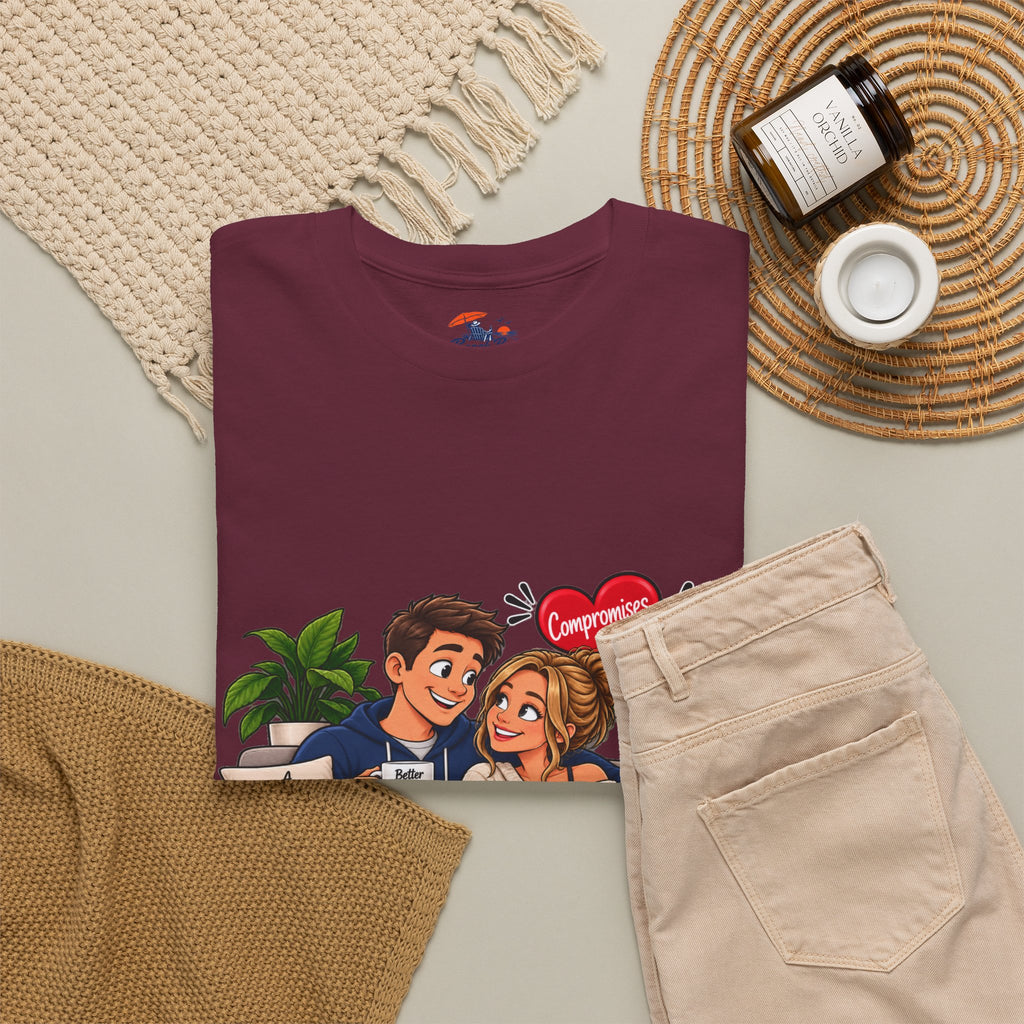 Relationship Advice Graphic Tee — “Think of What the Other Person Wants, Not Just What You Want”
