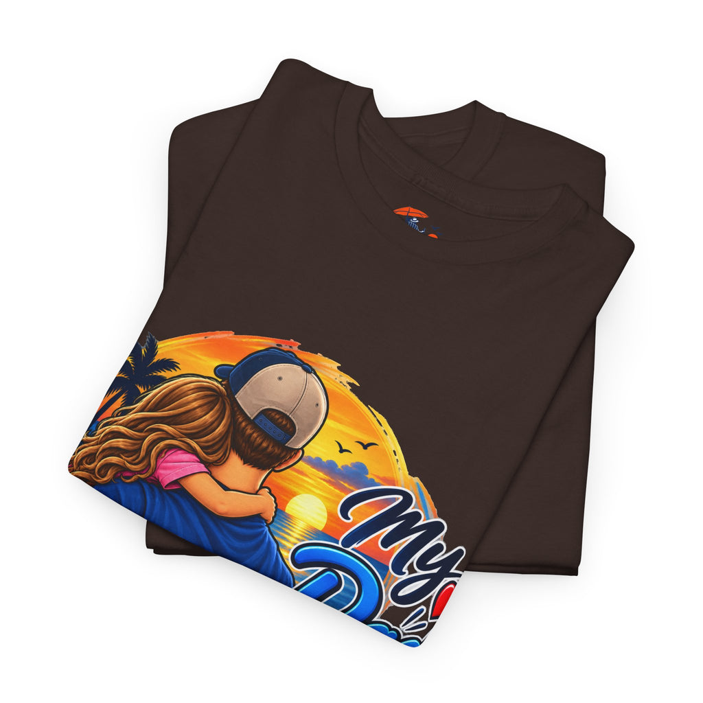 Dad & Daughter Tee — "My Dad Is My Hero" Father's Day T-Shirt