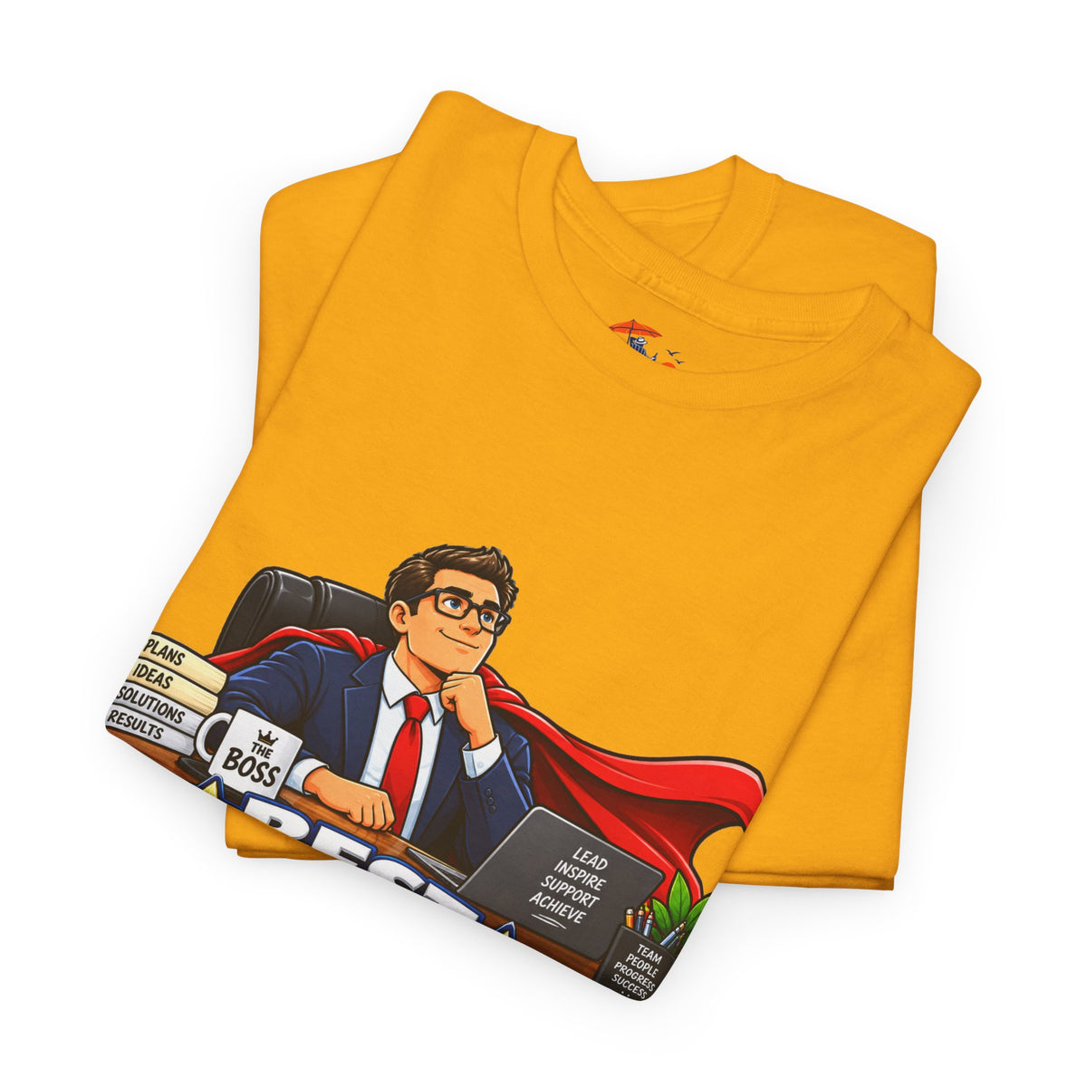 Best Boss Ever T‑Shirt — Personalized "Our Fearless Leader" Gift for Bosses (Add Name)