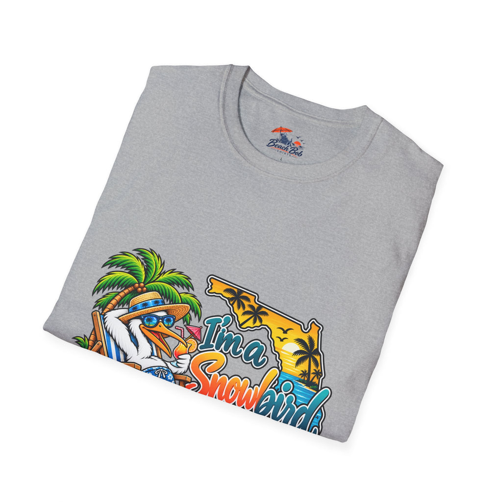 T-Shirt — 'I'm a Snowbird' Tropical Beach Graphic Tee