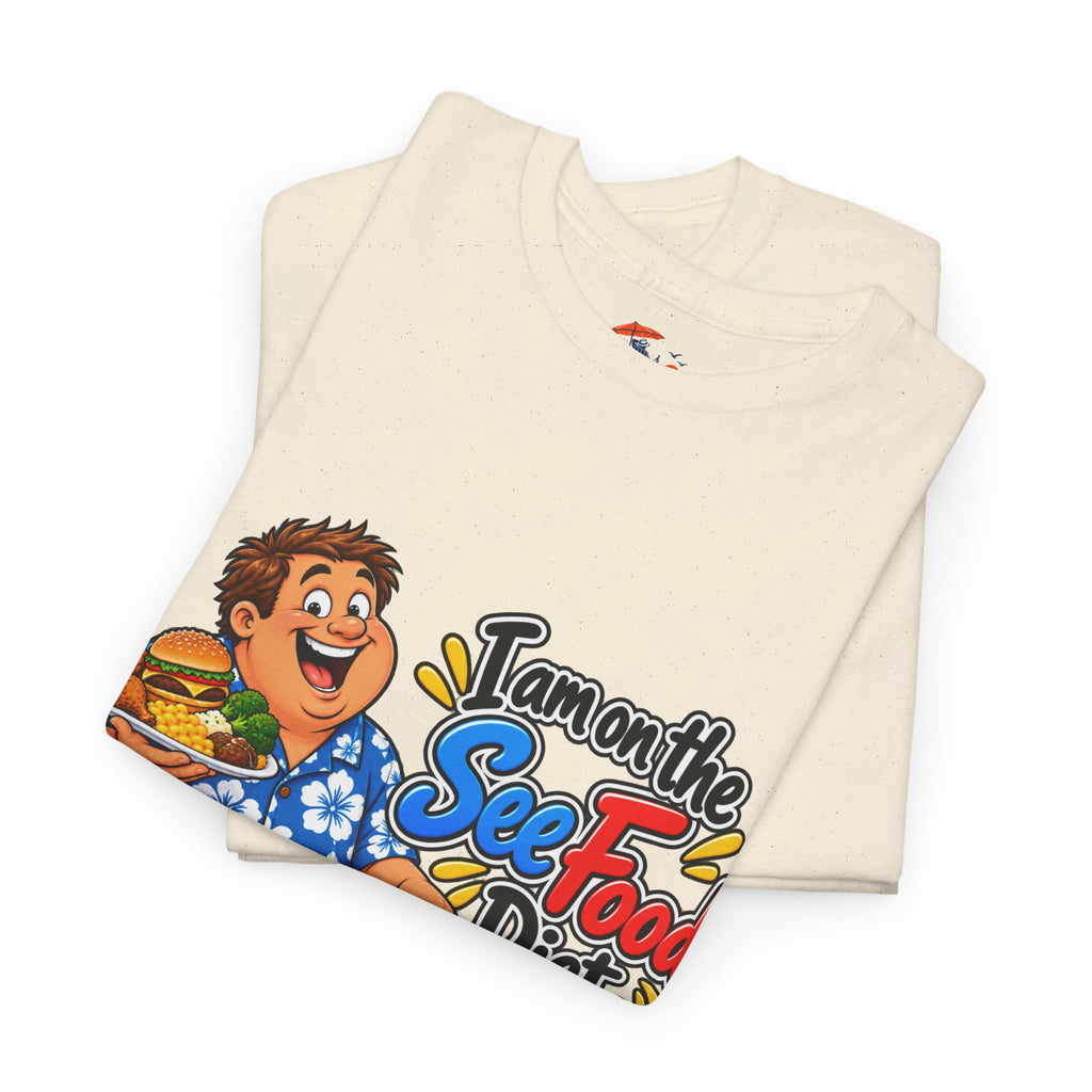See Food Diet T-Shirt – Funny Seafood Buffet Tee