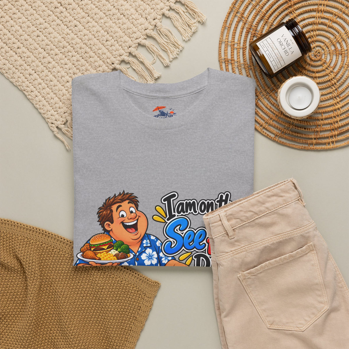 See Food Diet T-Shirt – Funny Seafood Buffet Tee