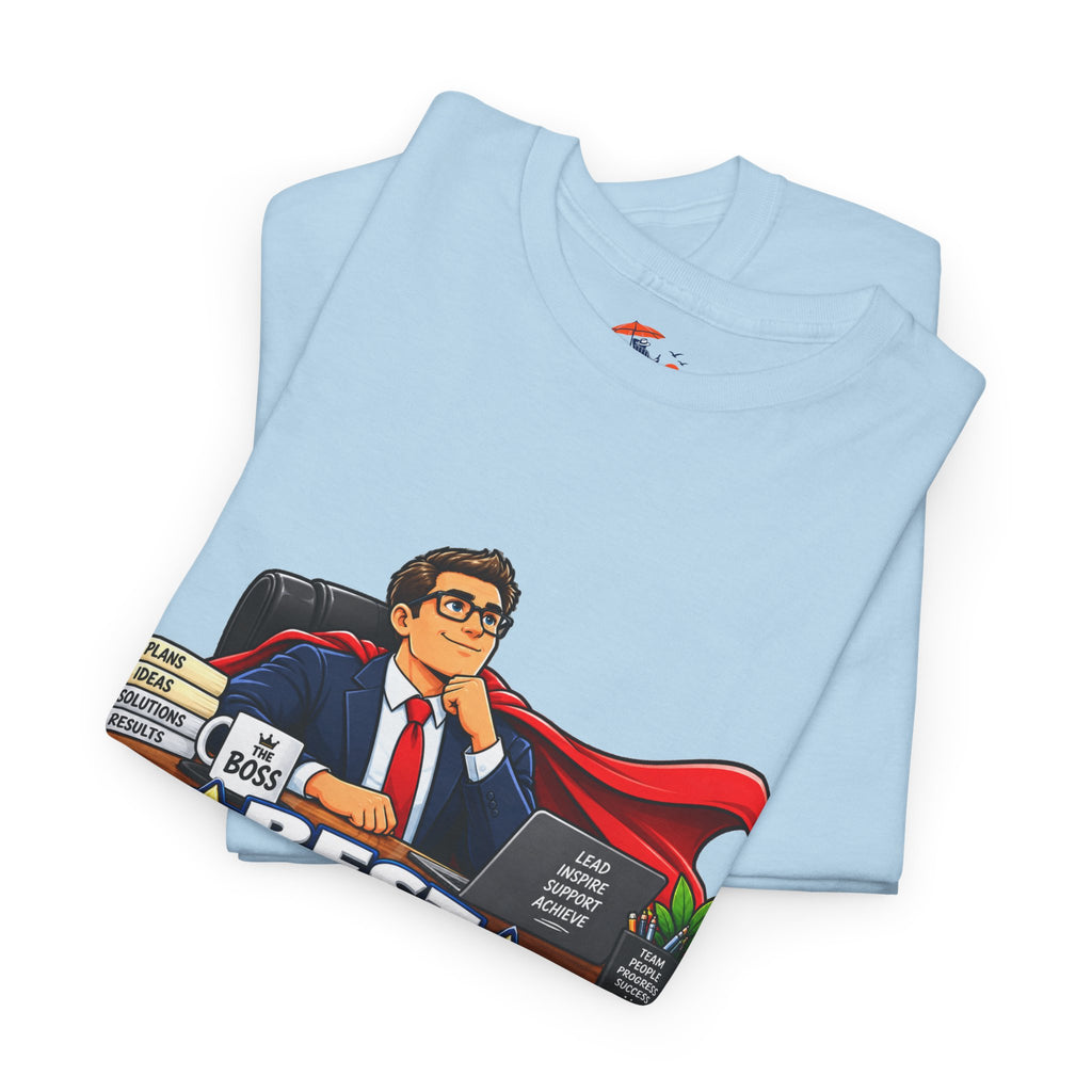 Best Boss Ever T‑Shirt — Personalized "Our Fearless Leader" Gift for Bosses (Add Name)