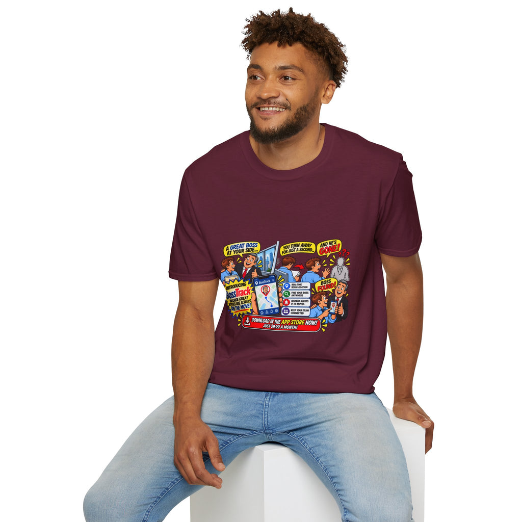 Funny Boss Tracker T-Shirt