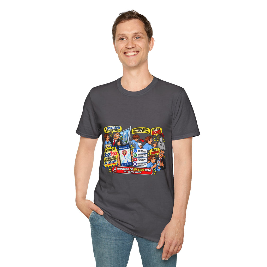 Funny Boss Tracker T-Shirt