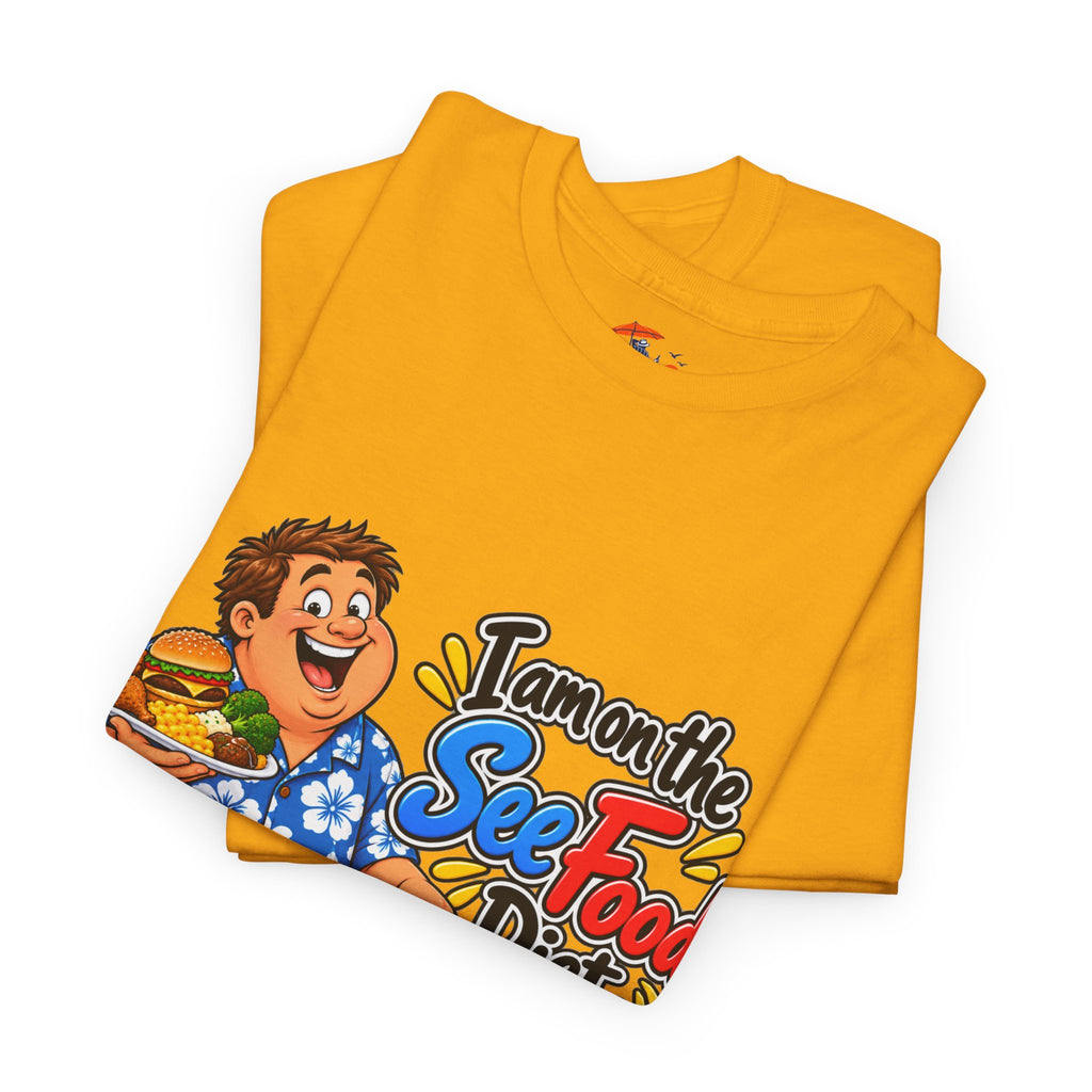 See Food Diet T-Shirt – Funny Seafood Buffet Tee