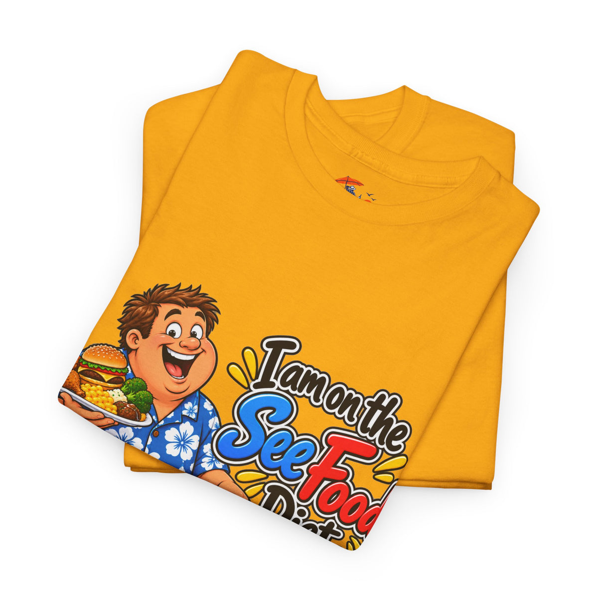 See Food Diet T-Shirt – Funny Seafood Buffet Tee
