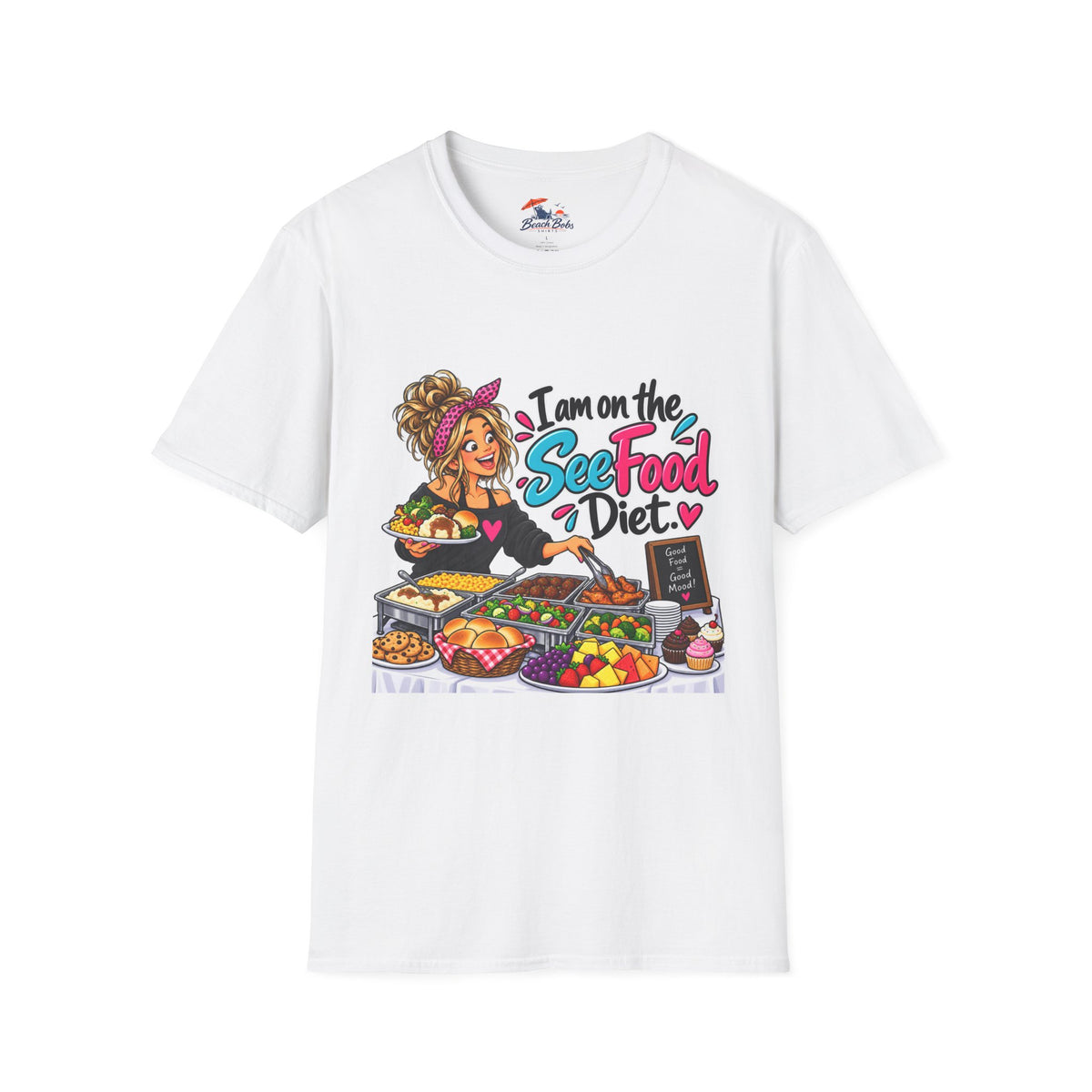 See Food Diet T-Shirt — Funny Buffet Lover Tee