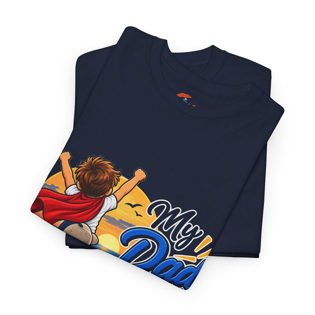 My Dad Is My Hero T-Shirt — Father & Child Superhero Tee for Father’s Day
