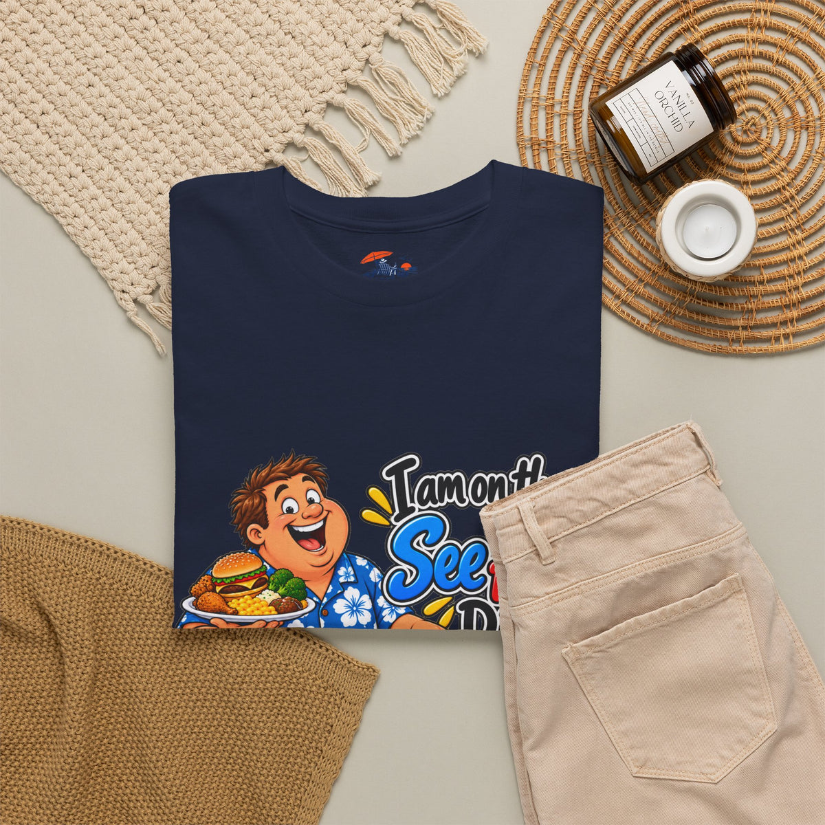 See Food Diet T-Shirt – Funny Seafood Buffet Tee
