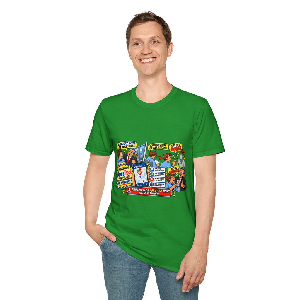 Funny Boss Tracker T-Shirt