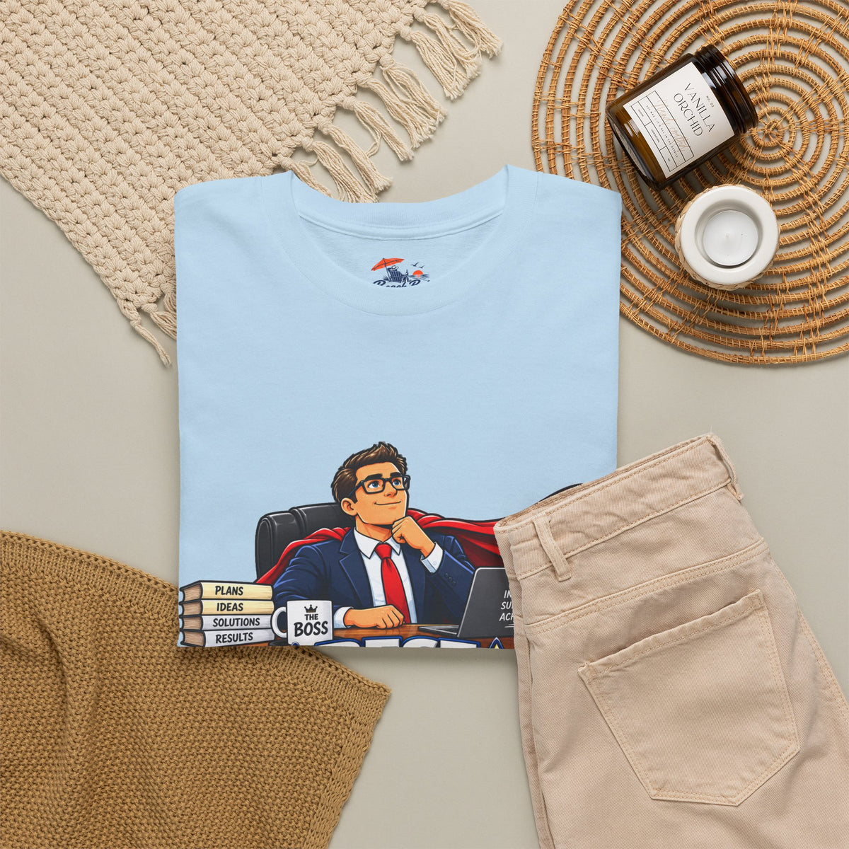 Best Boss Ever T‑Shirt — Personalized "Our Fearless Leader" Gift for Bosses (Add Name)