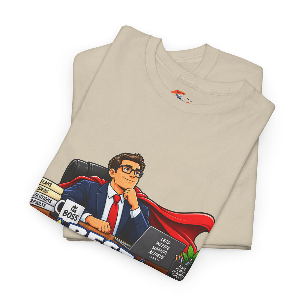 Best Boss Ever T‑Shirt — Personalized "Our Fearless Leader" Gift for Bosses (Add Name)