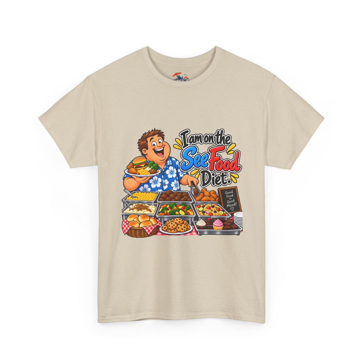 See Food Diet T-Shirt – Funny Seafood Buffet Tee