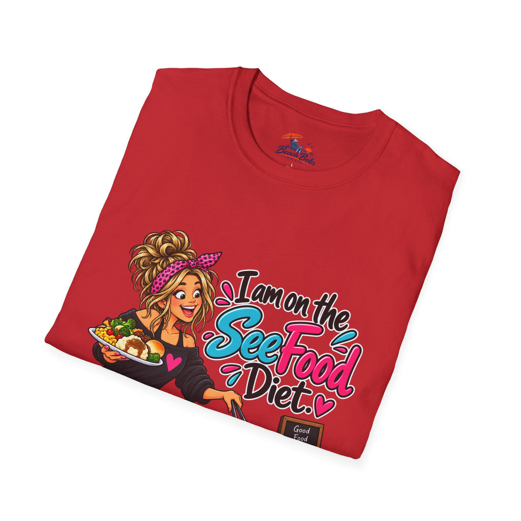 See Food Diet T-Shirt — Funny Buffet Lover Tee