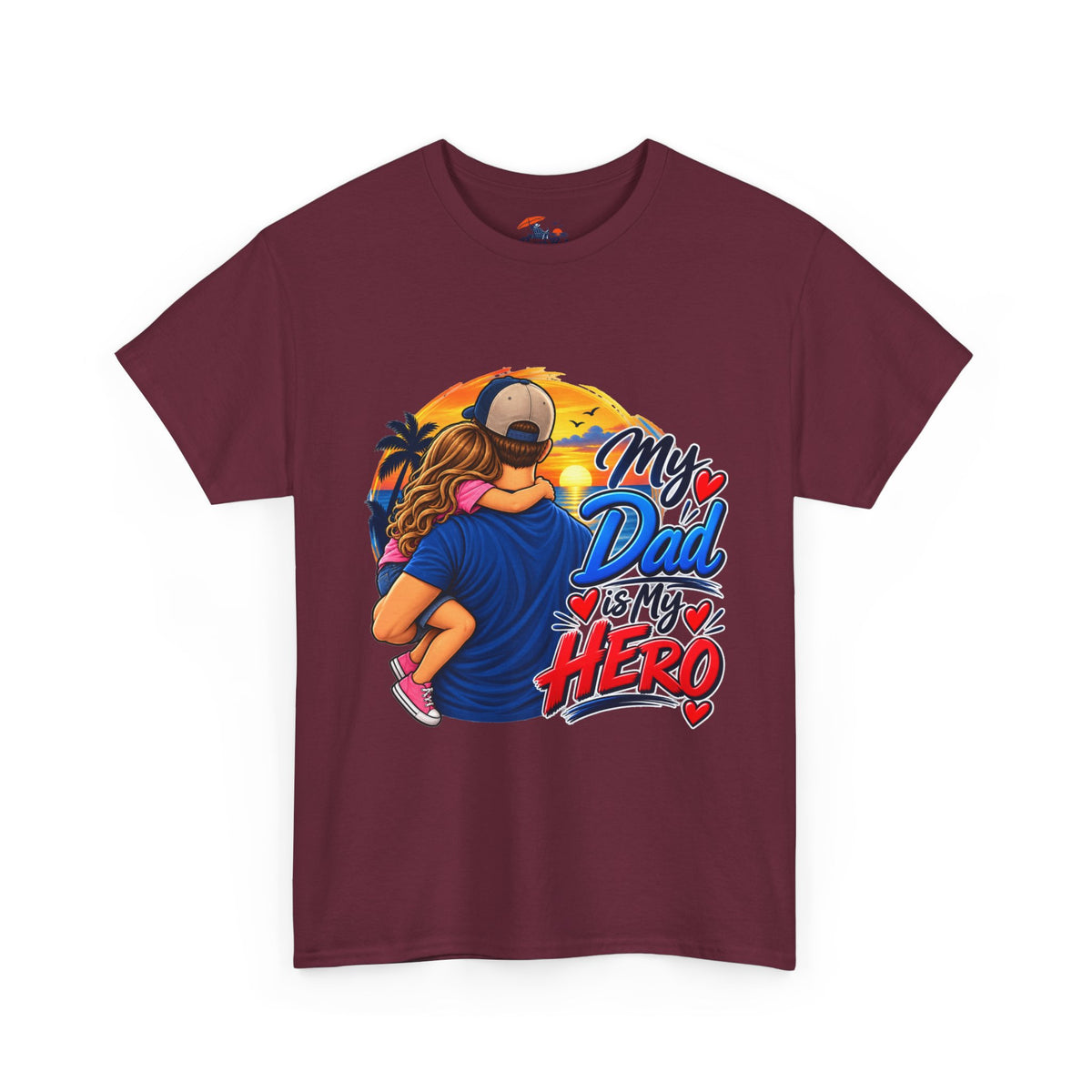 Dad & Daughter Tee — "My Dad Is My Hero" Father's Day T-Shirt