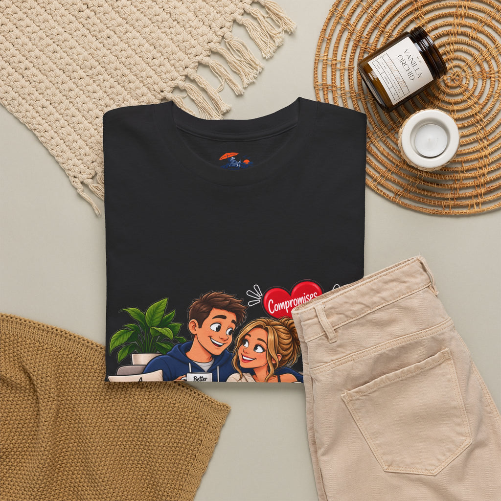 Relationship Advice Graphic Tee — “Think of What the Other Person Wants, Not Just What You Want”