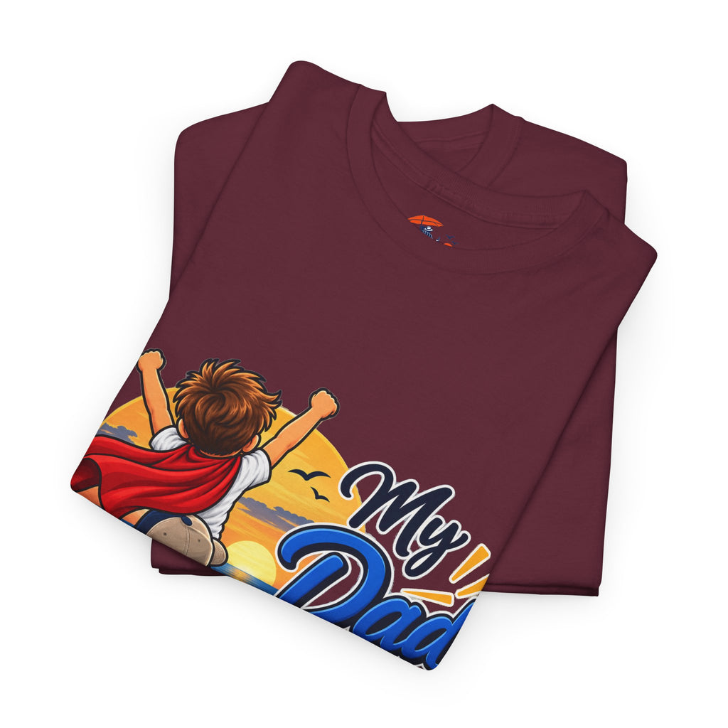 My Dad Is My Hero T-Shirt — Father & Child Superhero Tee for Father’s Day