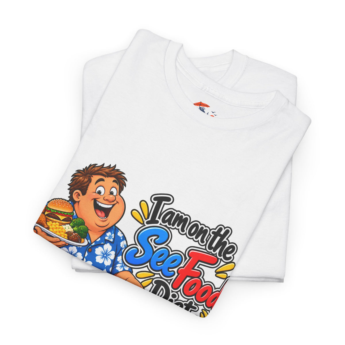 See Food Diet T-Shirt – Funny Seafood Buffet Tee