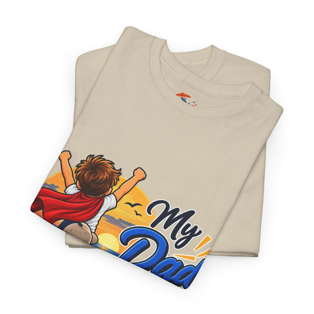 My Dad Is My Hero T-Shirt — Father & Child Superhero Tee for Father’s Day