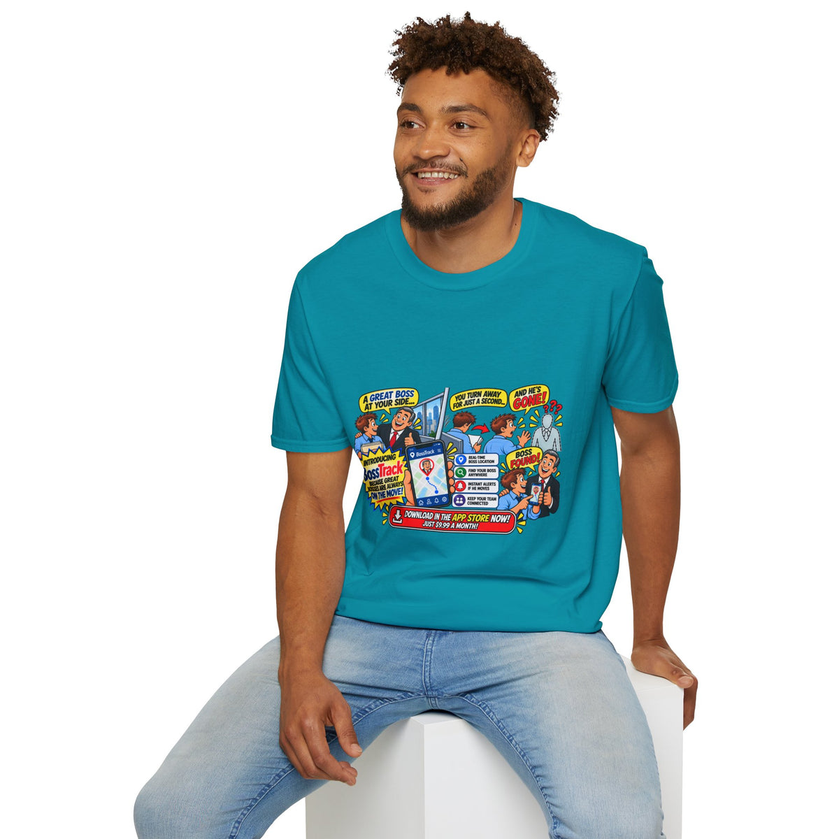 Funny Boss Tracker T-Shirt