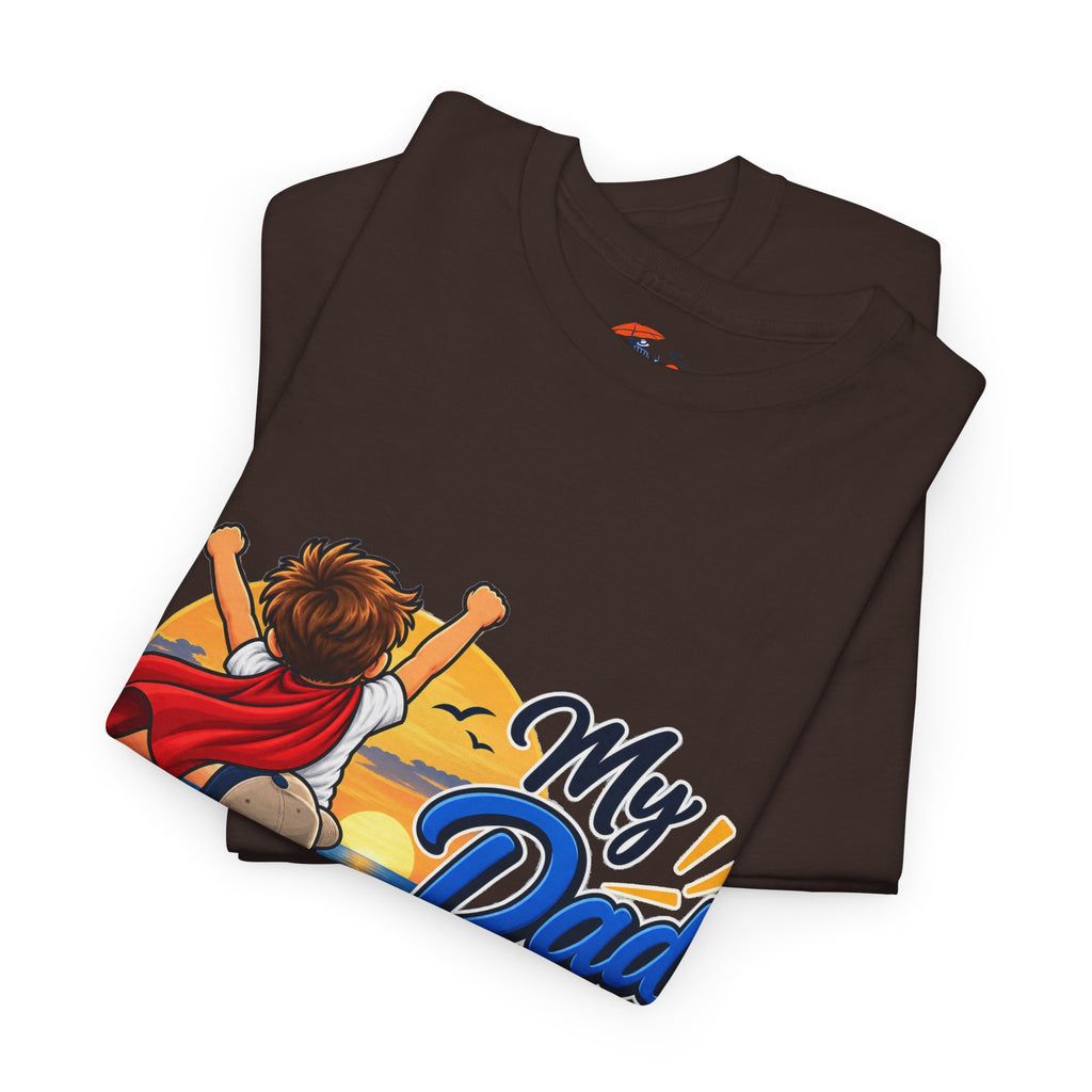 My Dad Is My Hero T-Shirt — Father & Child Superhero Tee for Father’s Day
