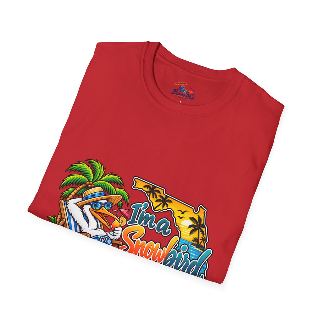 T-Shirt — 'I'm a Snowbird' Tropical Beach Graphic Tee