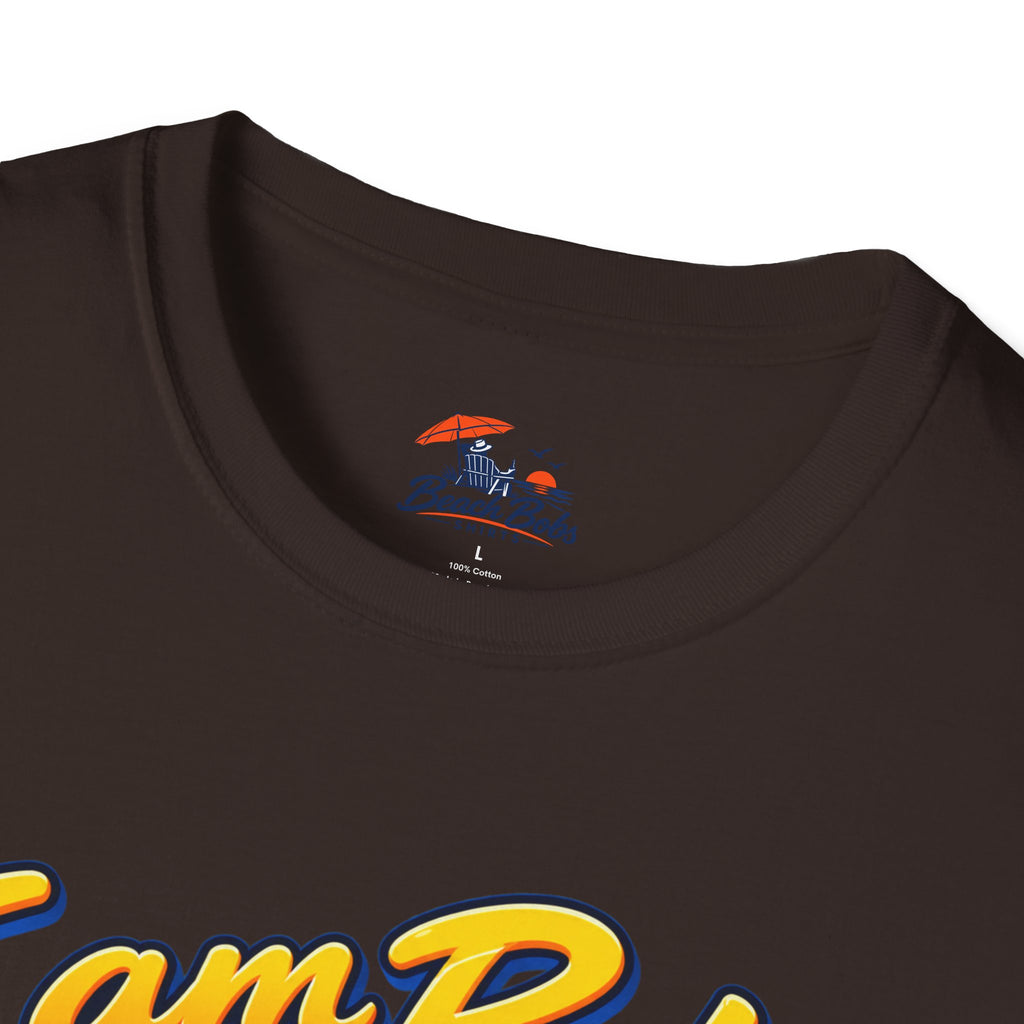 I Am Bob T-Shirt — Retro Tropical Vacation Tee with Beach Chair & Palm Trees