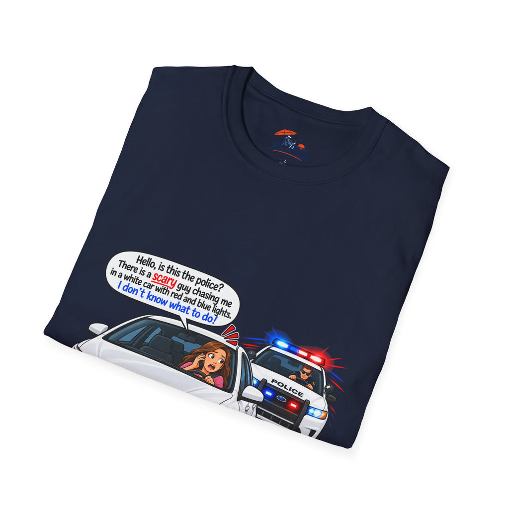 Funny Police Pull-Over Graphic Tee
