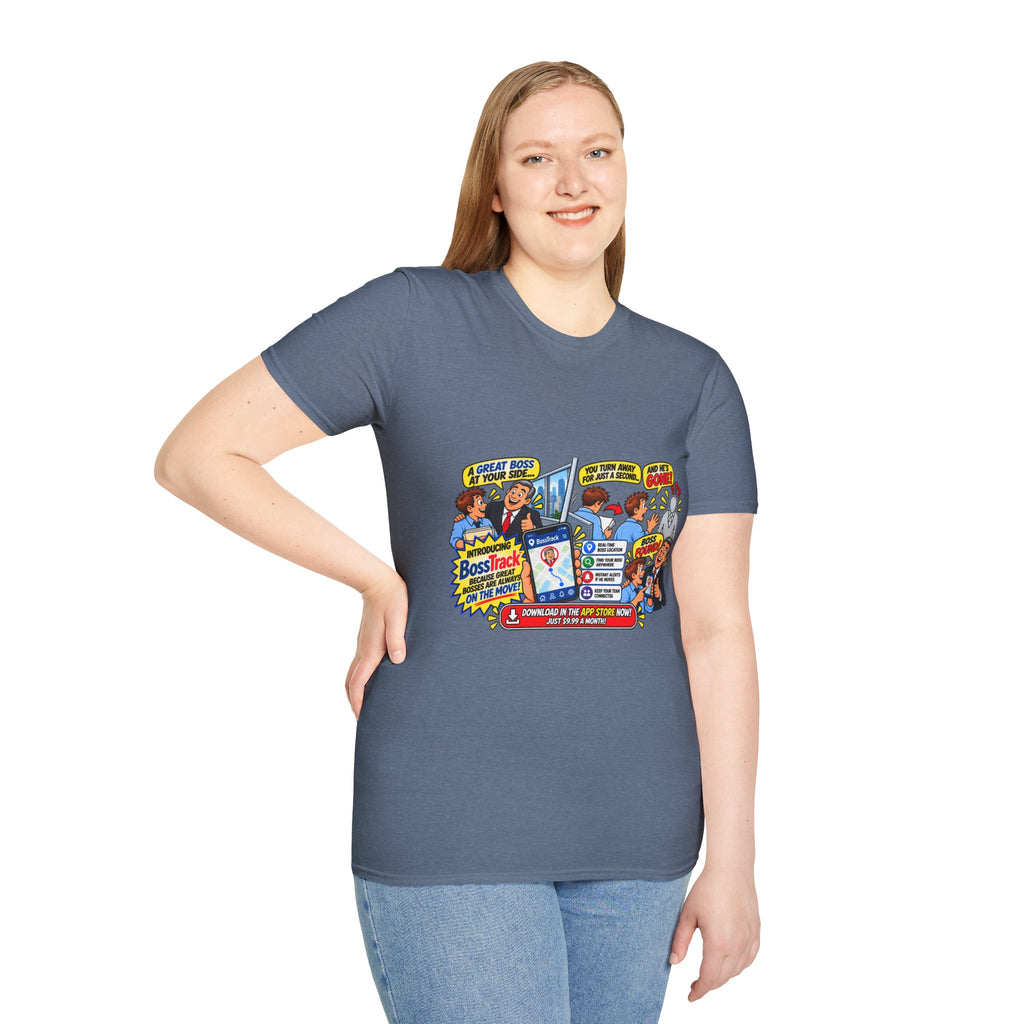 Funny Boss Tracker T-Shirt
