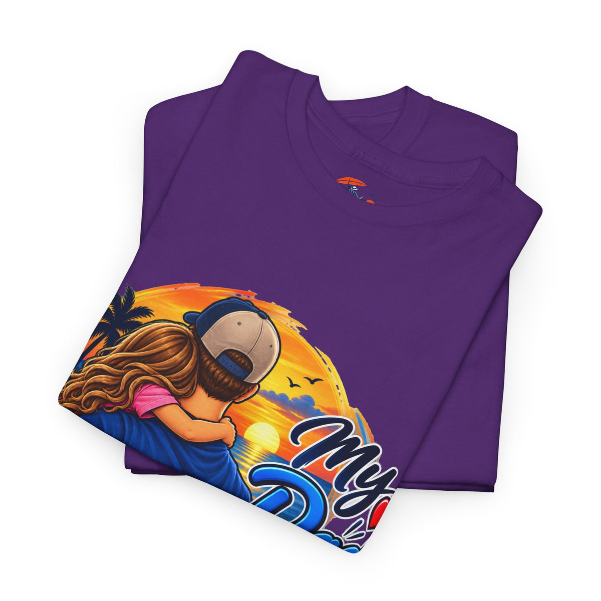 Dad & Daughter Tee — "My Dad Is My Hero" Father's Day T-Shirt