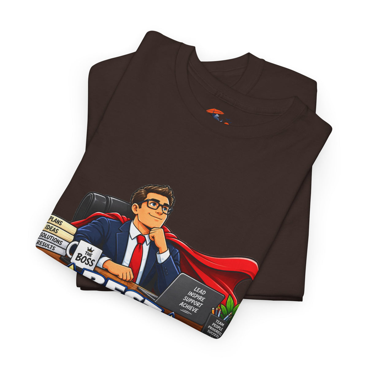 Best Boss Ever T‑Shirt — Personalized "Our Fearless Leader" Gift for Bosses (Add Name)