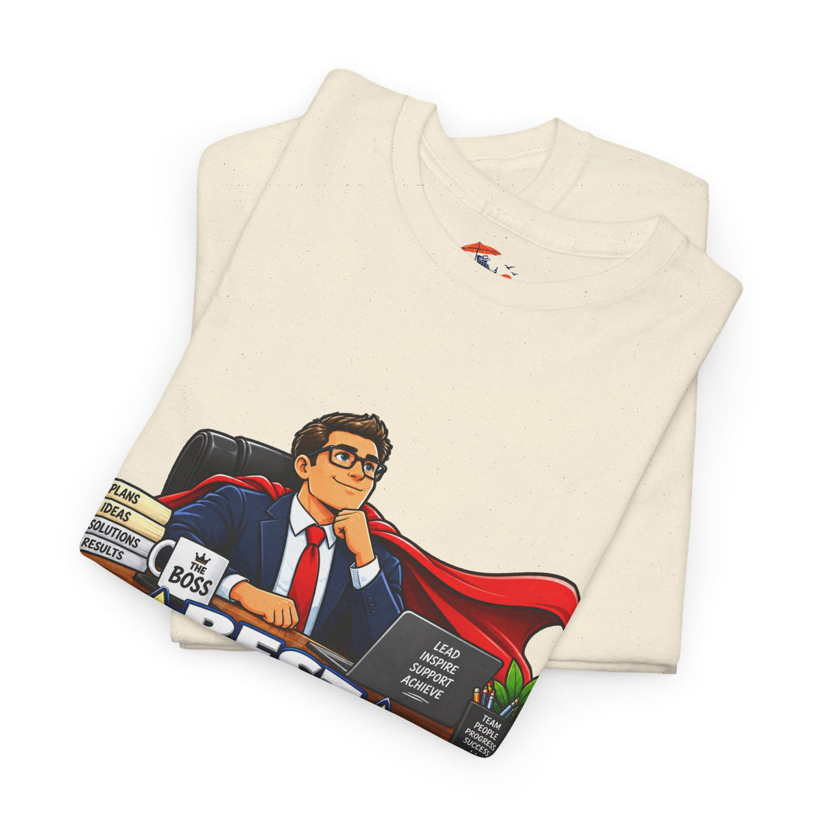 Best Boss Ever T‑Shirt — Personalized "Our Fearless Leader" Gift for Bosses (Add Name)