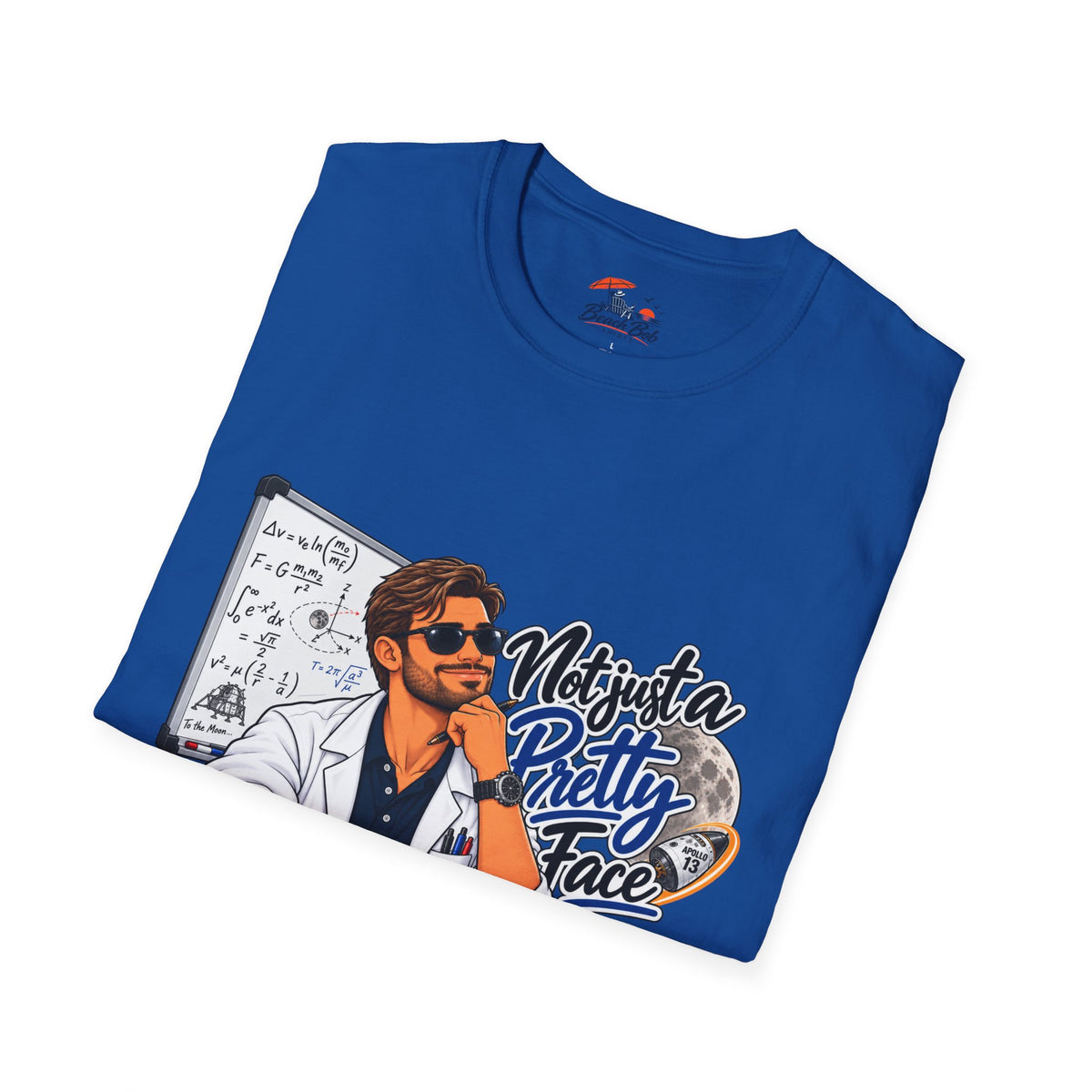 Pretty Face Scientist T-Shirt — 'Mighta Pretty Face' Graphic Tee for Scientists & Students