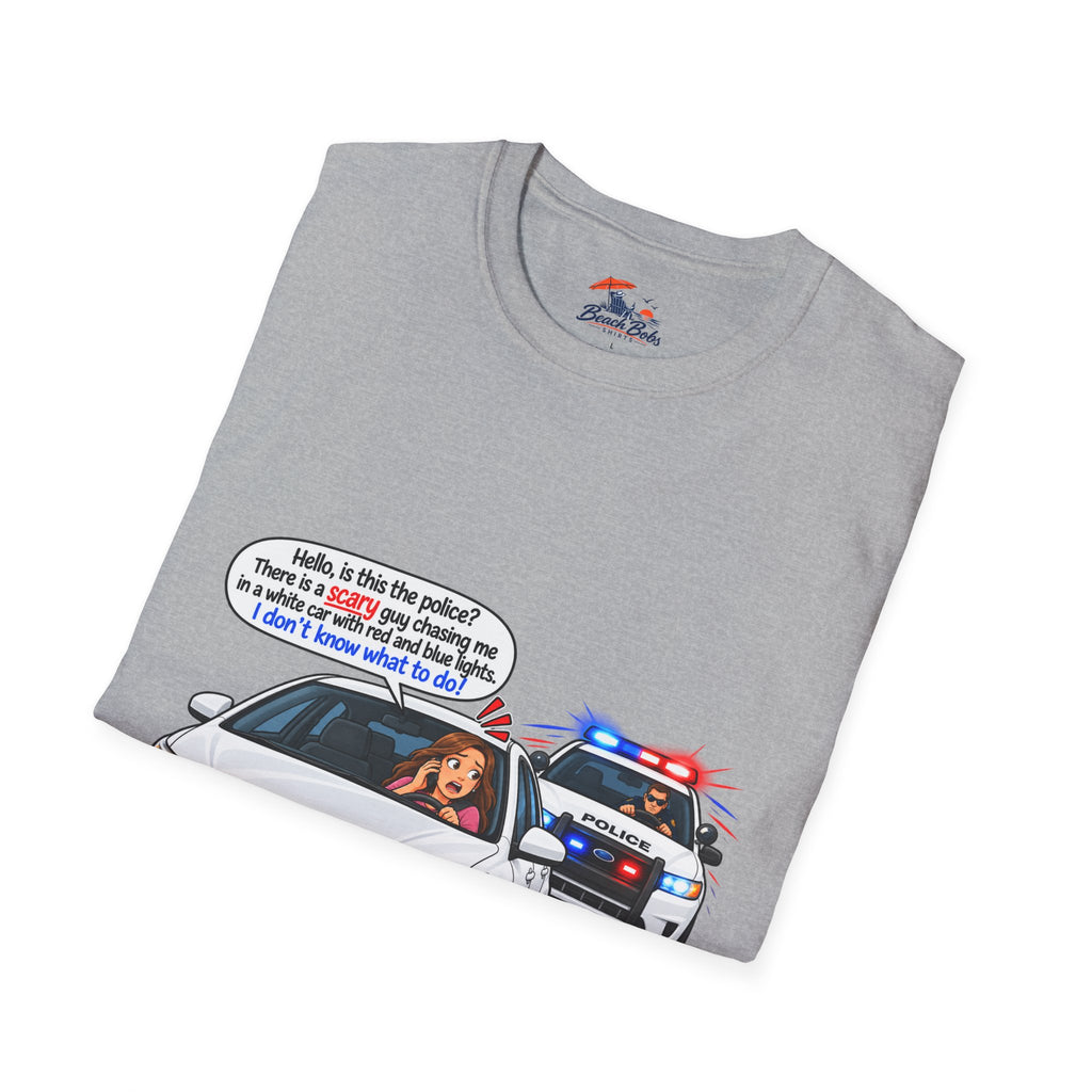 Funny Police Pull-Over Graphic Tee