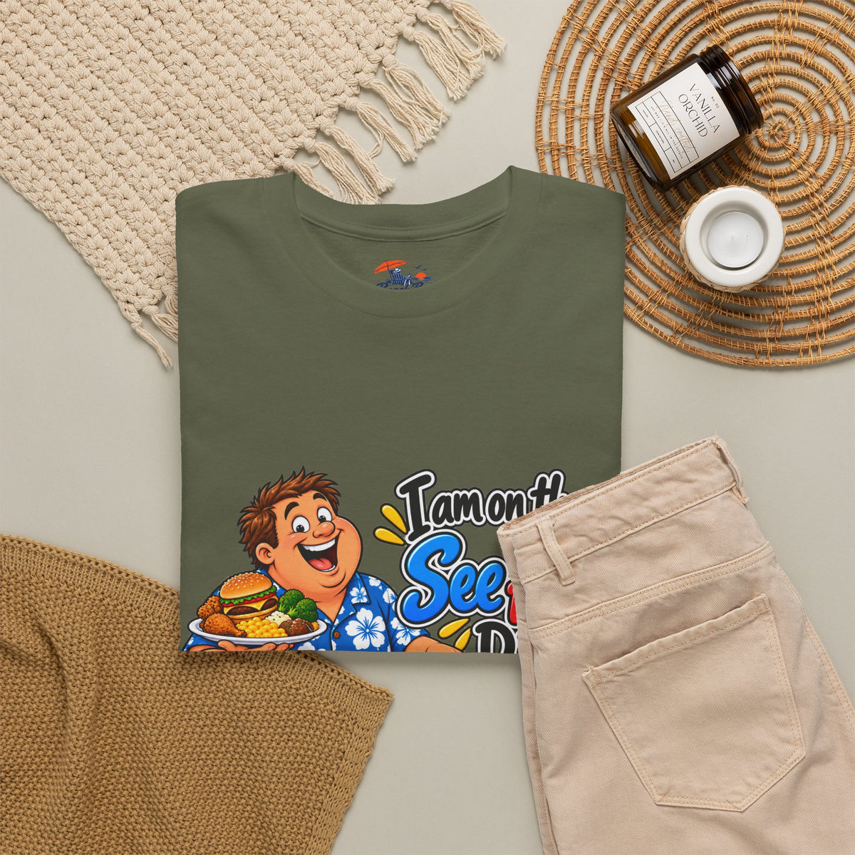 See Food Diet T-Shirt – Funny Seafood Buffet Tee