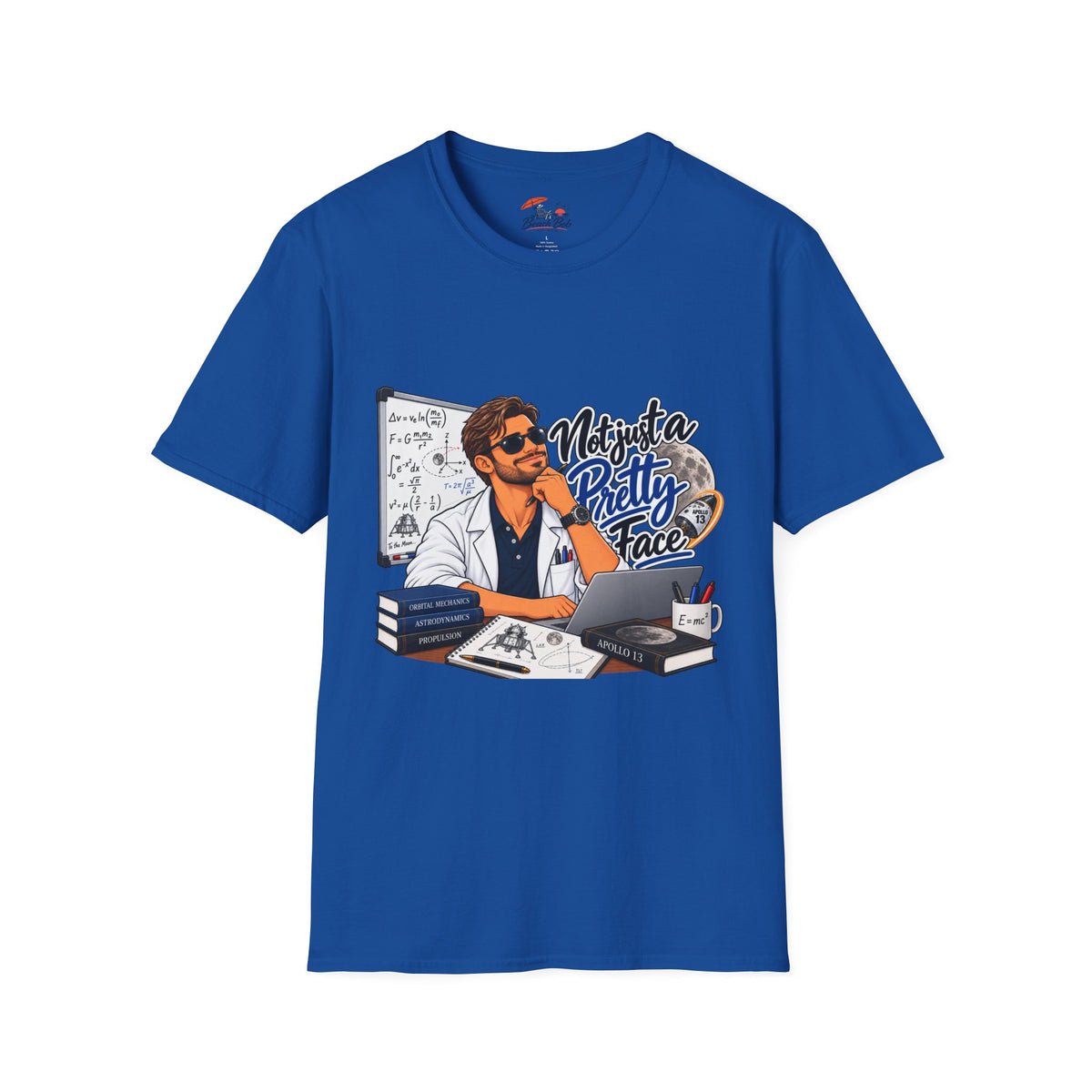 Pretty Face Scientist T-Shirt — 'Mighta Pretty Face' Graphic Tee for Scientists & Students