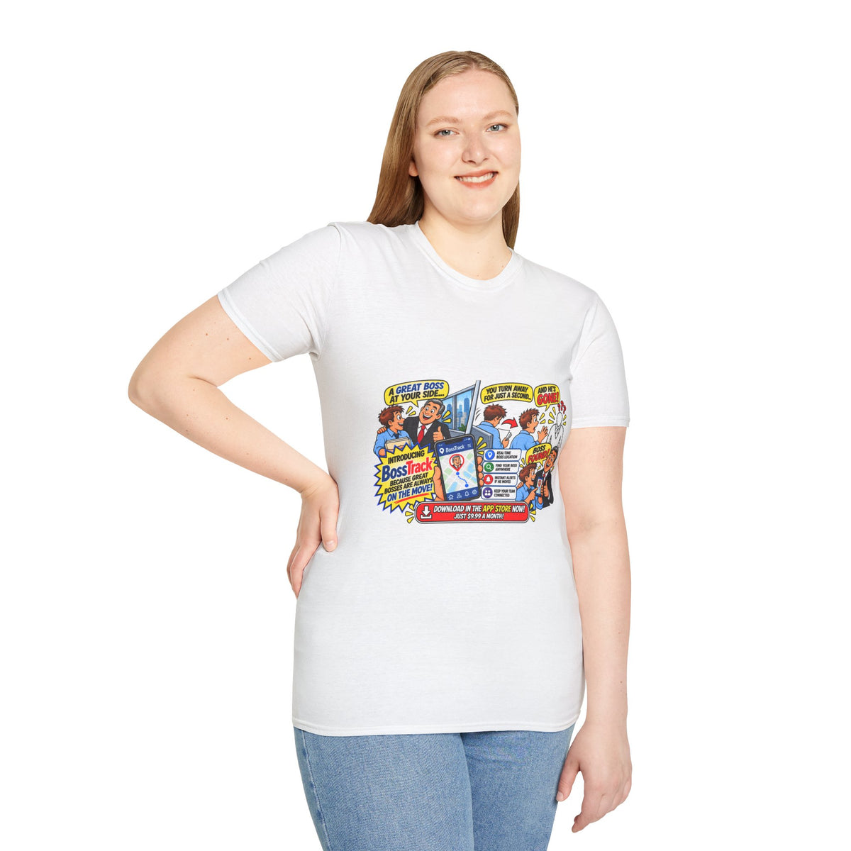 Funny Boss Tracker T-Shirt