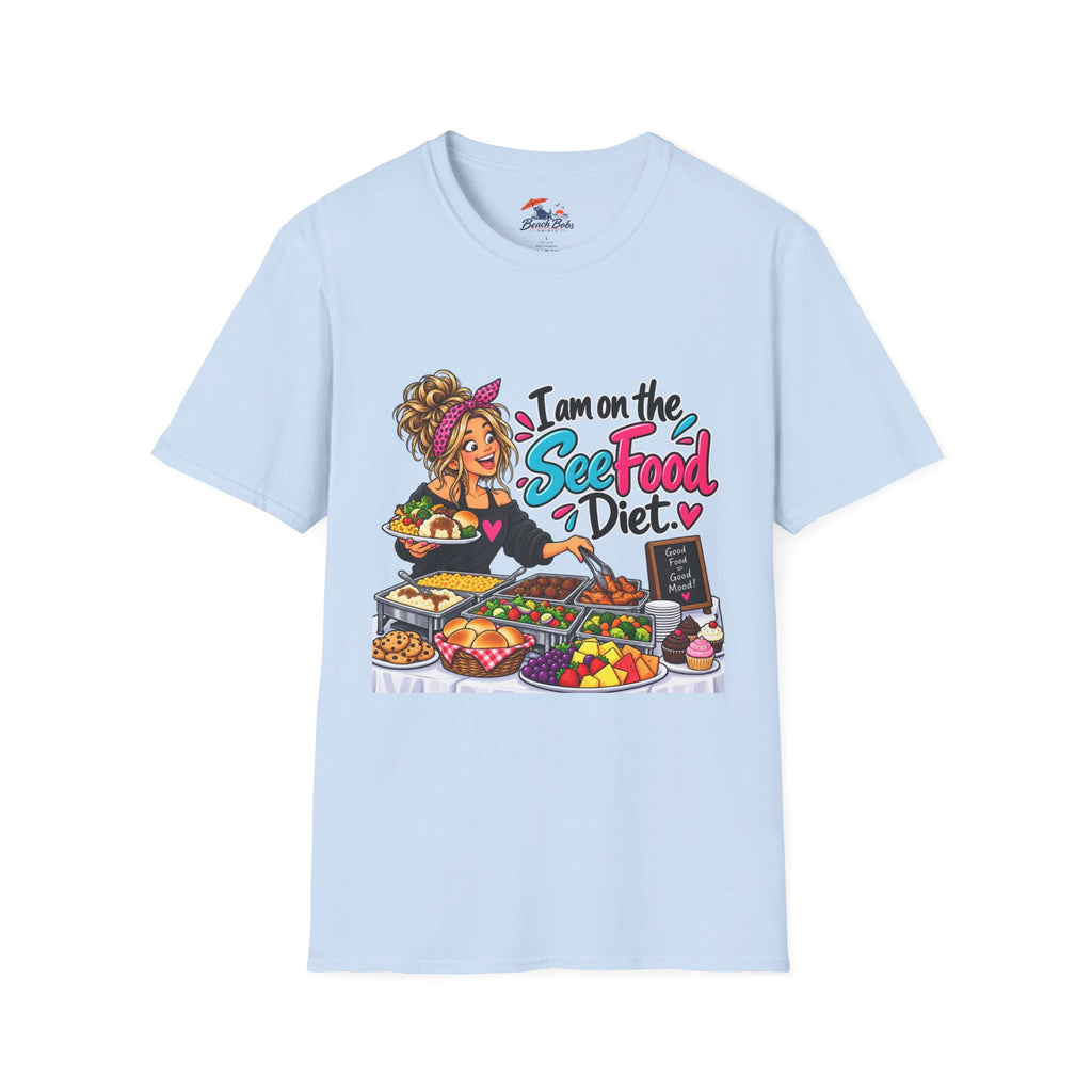 See Food Diet T-Shirt — Funny Buffet Lover Tee