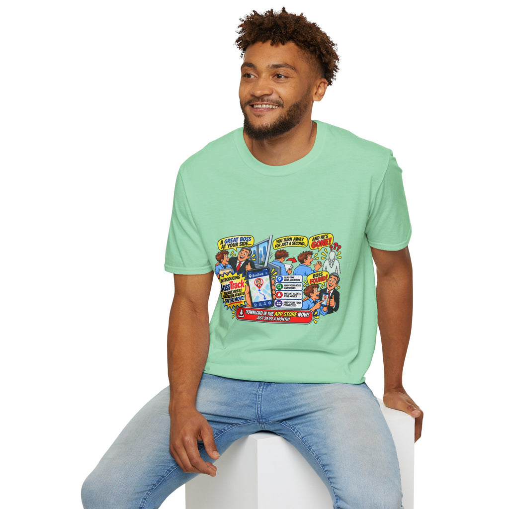 Funny Boss Tracker T-Shirt