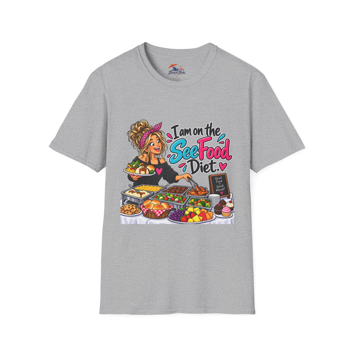 See Food Diet T-Shirt — Funny Buffet Lover Tee