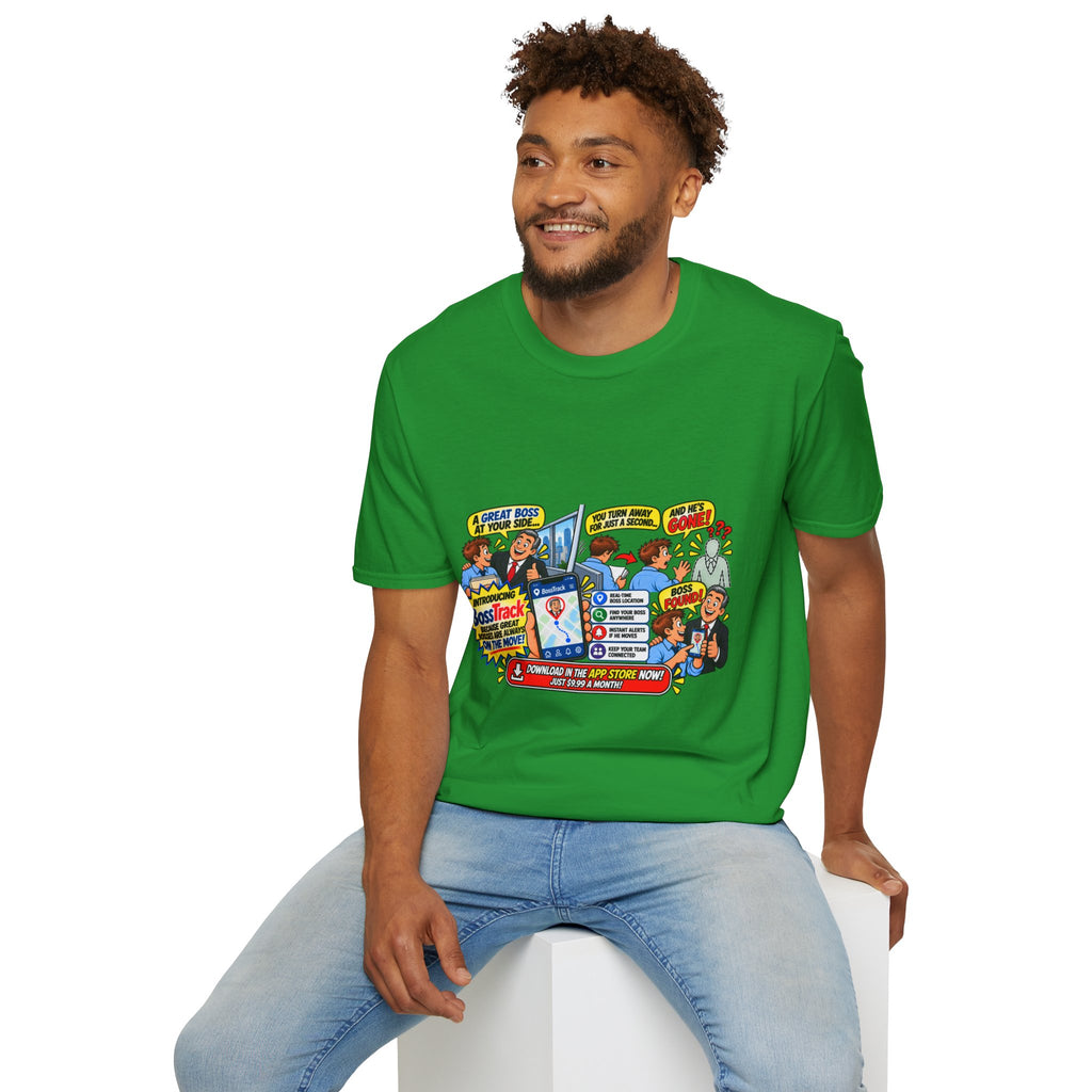 Funny Boss Tracker T-Shirt