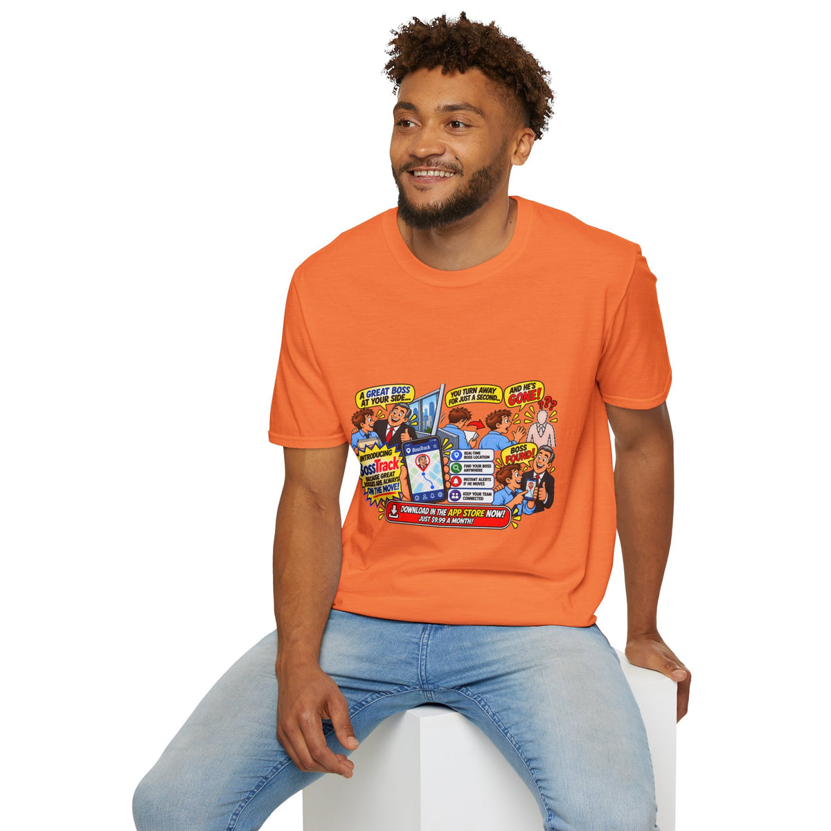 Funny Boss Tracker T-Shirt