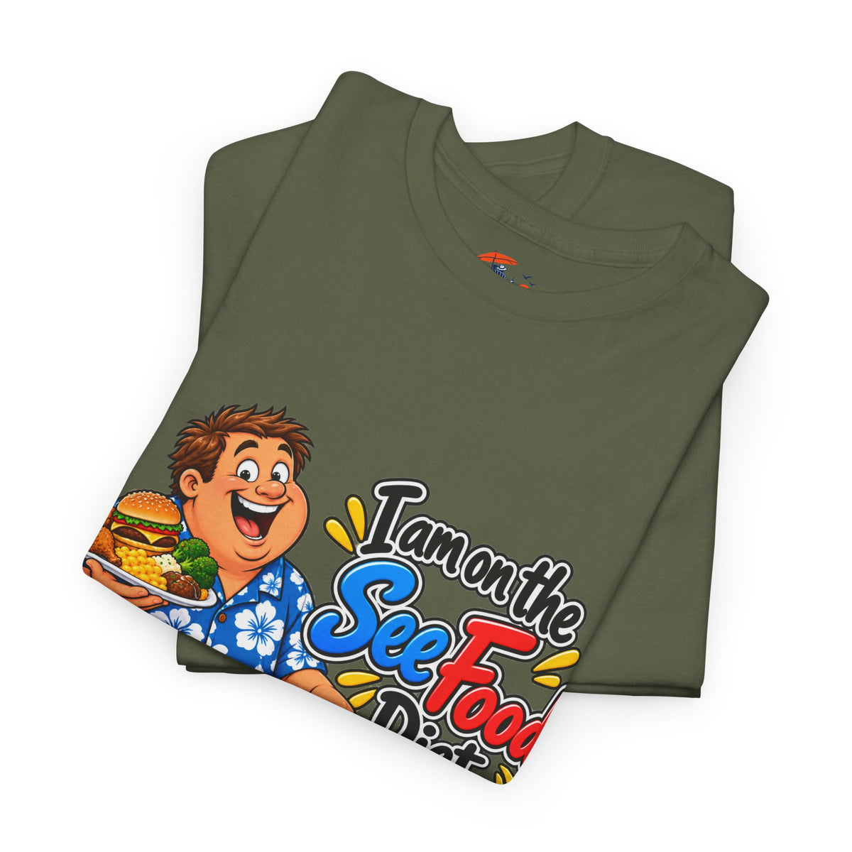 See Food Diet T-Shirt – Funny Seafood Buffet Tee