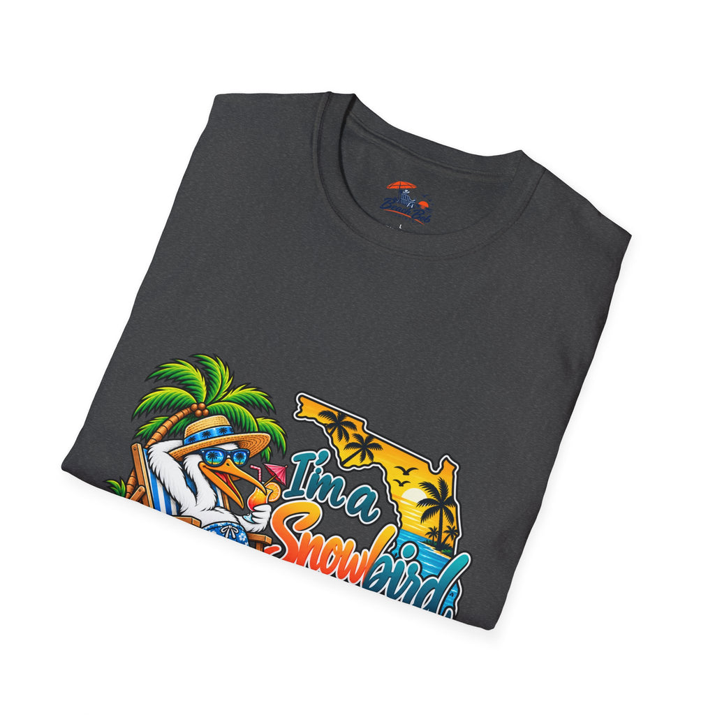 T-Shirt — 'I'm a Snowbird' Tropical Beach Graphic Tee