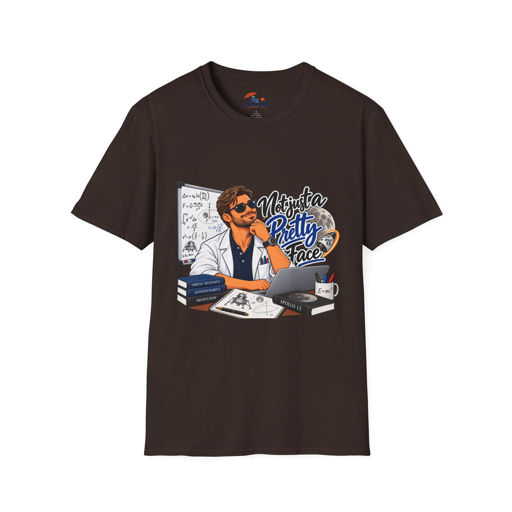 Pretty Face Scientist T-Shirt — 'Mighta Pretty Face' Graphic Tee for Scientists & Students